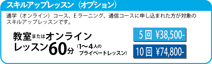 プライベートレッスン(オプション)