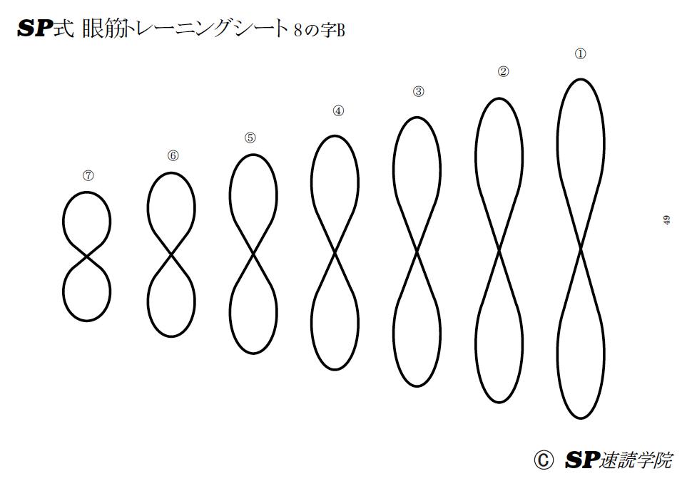 眼筋トレーニングシートB