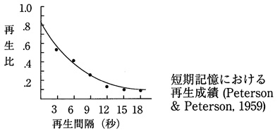 ブラウン=ピーターソン・パラダイムの忘却曲線